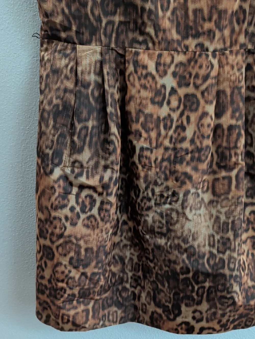 Michael Kors Leopard Print Sleeveless Dress - Brown
